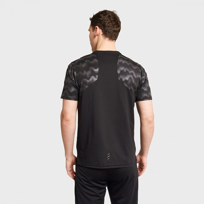Lescon Erkek Koşu Kısa Kol T-Shirt Siyah 26B-1012
