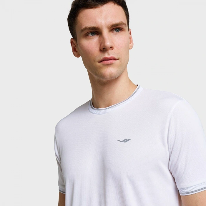 Lescon Erkek Kısa Kol T-Shirt Beyaz 26B-1045