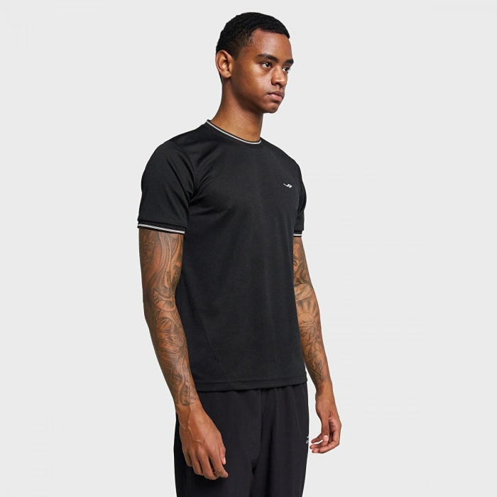 Lescon Erkek Kısa Kol T-Shirt Siyah 26B-1045