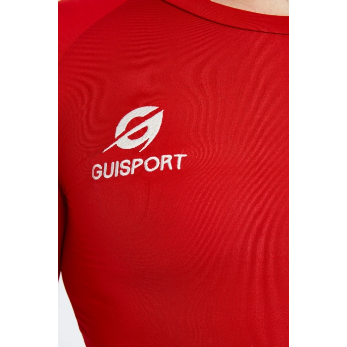 Asm Spor Erkek Termal İçlik-Uzun Kollu,Nefes Alabilir,Kırmızı Sporcu Üstü