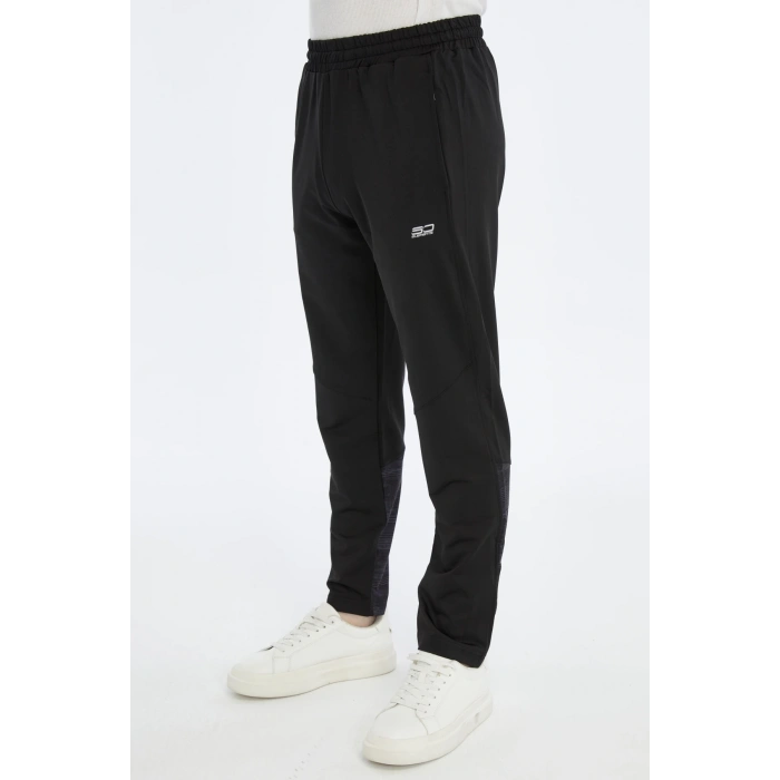 Asm spor Gain Erkek Rahat Kalıp Eşofman Altı |Cepli |Esnek Kumaş |Siyah