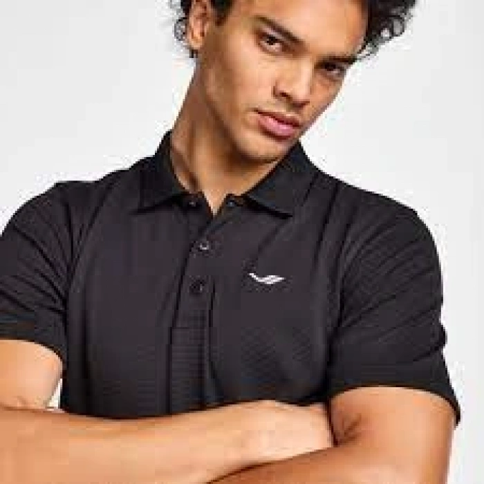 Lescon Erkek Kısa Kol Polo Yaka T-Shirt Siyah 25S-1275-25B