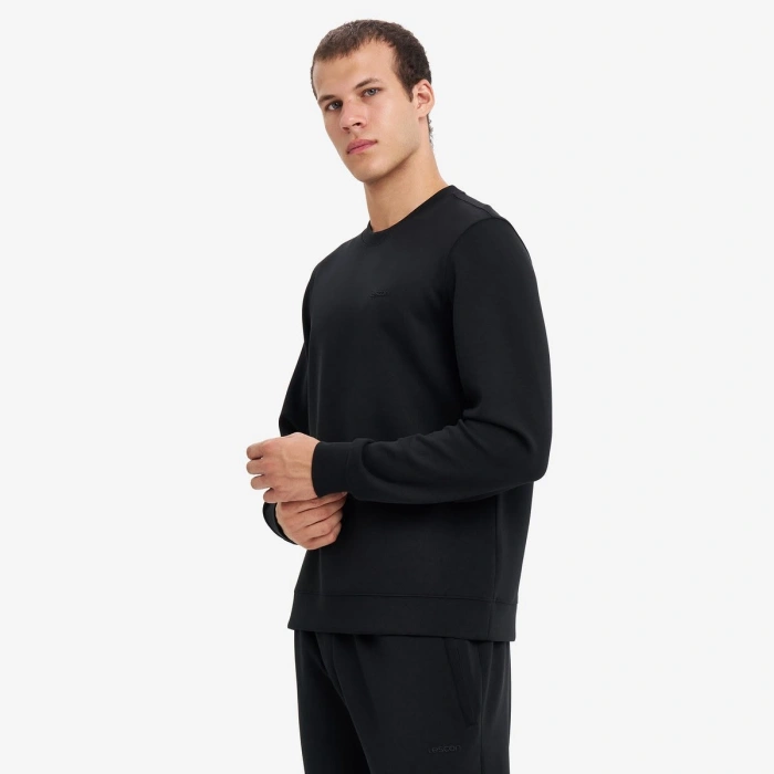 Lescon Erkek Sweatshirt Siyah 26N-1167