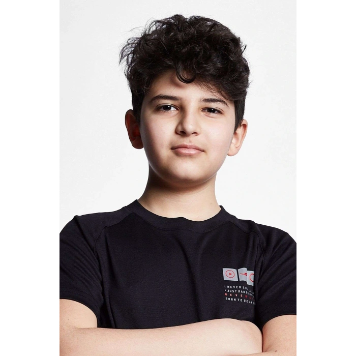 Lescon Siyah Çocuk T-Shirt 21N-3105