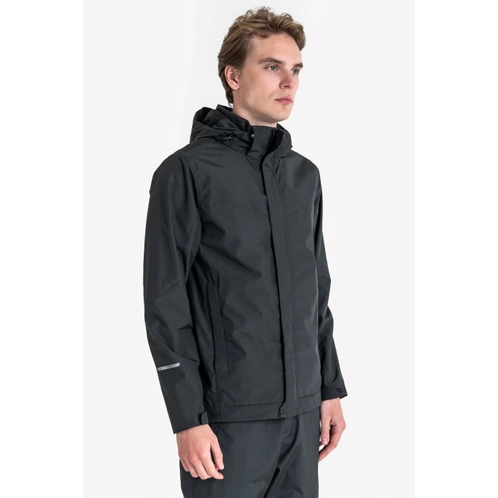Lescon Siyah Erkek Su Geçirmez Yağmurluk 23K-1067