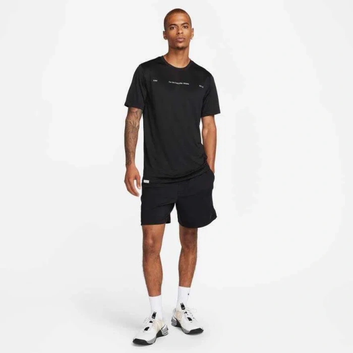 Nike Dri Fit Tee Dye Erkek Tişört Siyah FN0839-010