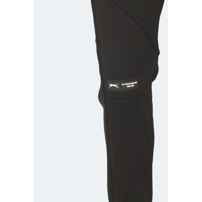 Slazenger LAMYA Unisex Çocuk Fermuar Cepli Siyah Eşofman Altı