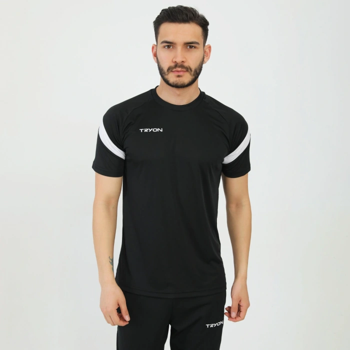 Tryon Evo Pro Antrenman Tişört Siyah-Beyaz 1018056