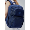 ASM SPOR Su Geçirmez Ortaokul&Lise Sırt Çantası-Çok Cepli,Hafif ve Dayanıklı Krinkil Kumaş Lacivert