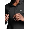 Lescon Siyah Erkek Fermuarlı Kapüşonlu Sweatshirt 22N-1138