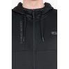 Lescon Siyah Erkek Fermuarlı Kapüşonlu Sweatshirt 23N-1133
