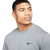 Nike Dri-Fit Uv Hyverse Ss Erkek Gri Antrenman T-Shirt