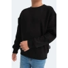 Slazenger LOGAN Unisex Çocuk Siyah Sweatshırt