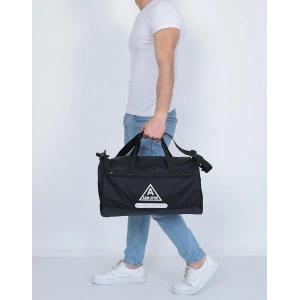ASM SPOR ÇOK KULANIŞLI HESTİAL KUMAŞ SPOR ÇANTASI 45L SİYAH-BEYAZ