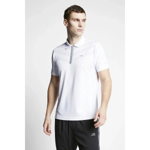 Lescon 23B-1046 Erkek kısa Kol Polo Yaka Tshirt Beyaz