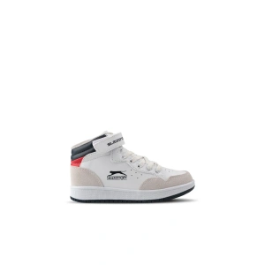 Slazenger PACE IN Unisex Çocuk Cırt Cırtlı Beyaz Günlük Spor Ayakkabısı