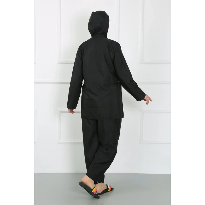 Büyük Beden Tesettür Büyük Mayo Siyah