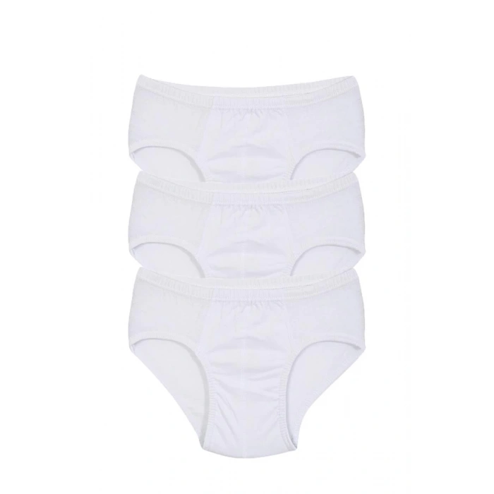 Erkek Çocuk 3lü Beyaz Külot