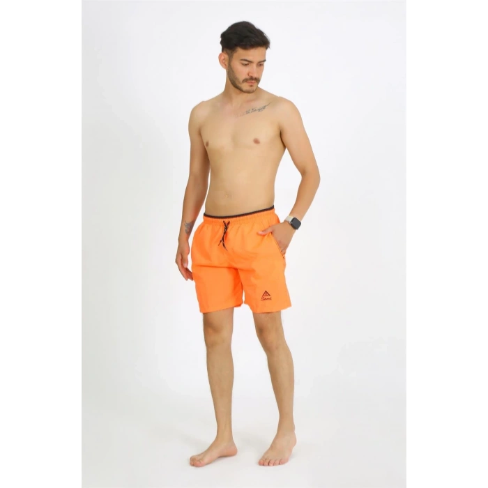Erkek Turuncu Deniz Şortu