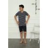 Erkek Çocuk Penye Şortlu Pijama Takım