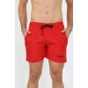 Erkek Fermuar Cepli Deniz Şortu Kırmızı