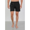 Erkek Fermuarlı Cepli Deniz Şortu Siyah