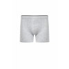Erkek Pamuk Likralı Boxer Gri