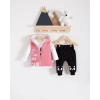 Lenaca Yelekli 3 Lü Kız Bebek Takım