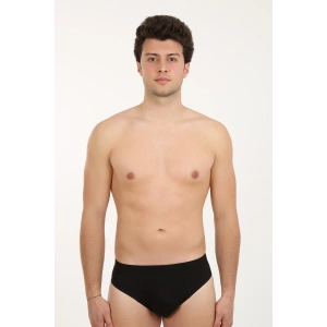 Erkek Likralı Slip Siyah