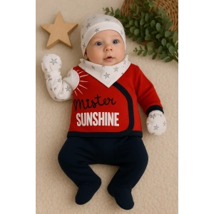 Lenaca Sun Shine Desenli 5li Erkek Hastane Çıkışı