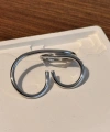 Asimetrik Yüzük Silver - Ayarlanabilir