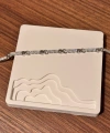 Sonsuzluk Silver Taşlı Bileklik