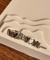 Silver Mini Halka Küpe