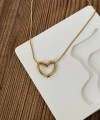 Kalp Gold Minimal Kolye