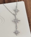 Kutup Yıldızı Y Kolye Silver