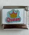 Queen Kraliçe - 444 - İtalyan Bileklik Charmı