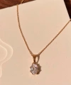 Rose Gold Taşlı Kolye