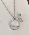 Zarif Kolye Taşlı Silver