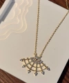 Yelpaze Gold Kolye