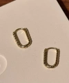 Gold İnce Mini Küpe