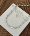 Yıldızlı Silver Kolye