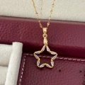 Gold Yıldız Kolye