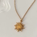 Gold Minimal Güneş Kolye