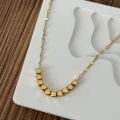 Zarif Gold Taşlı Kolye
