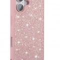 İphone 16 Parlak Pembe Detaylı Kılıf