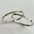 Kelepçe Bileklik Silver İnce 6