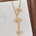 Kutup Yıldızı Y Kolye Gold