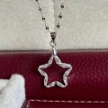 Yıldızlı Beyaz Taşlı Kolye