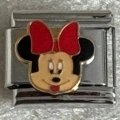 Minnie Mouse 4 - İtalyan Bileklik Charmı