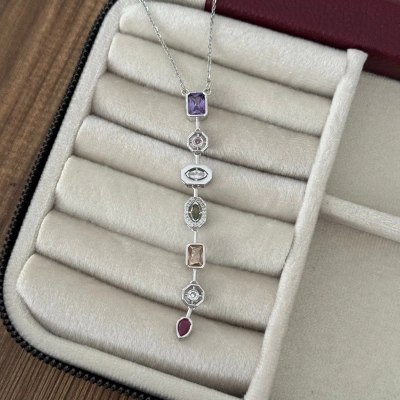 7 Element Y Kolye - Silver - b